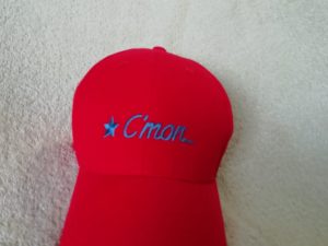 C'mon Baseball Cap Red Blue